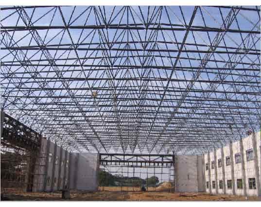 鄂尔多斯湖南长沙5712飞机库网架工程